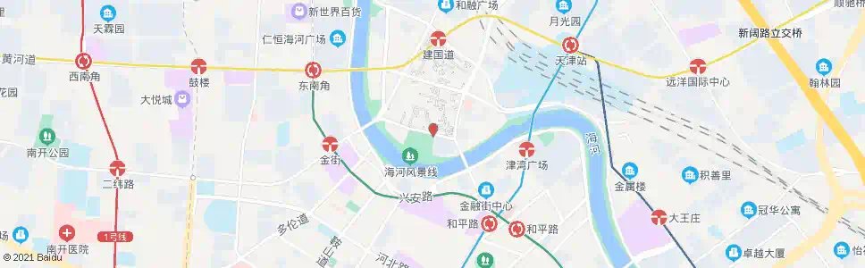 天津大沽桥_公交站地图_天津公交_妙搜公交查询2025