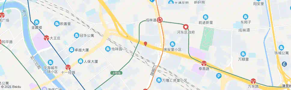 天津唐口南里_公交站地图_天津公交_妙搜公交查询2025