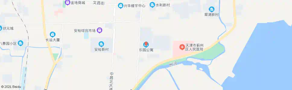 天津乐园公寓_公交站地图_天津公交_妙搜公交查询2025