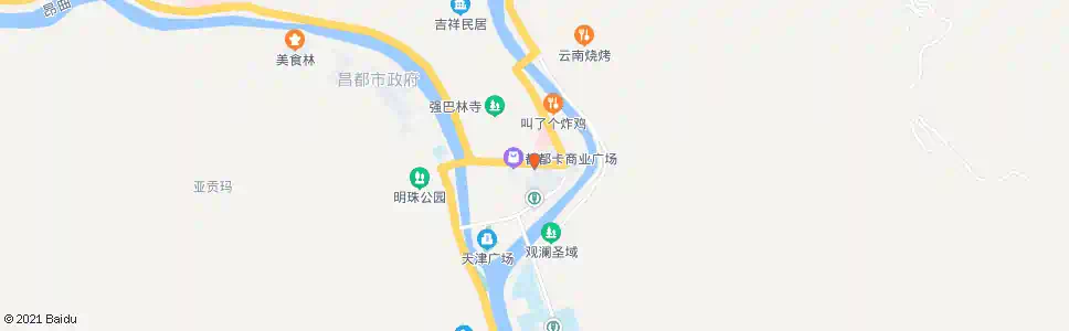 昌都县府广场_公交站地图_昌都公交_妙搜公交查询2025
