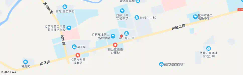 拉萨教育城东站_公交站地图_拉萨公交_妙搜公交查询2025