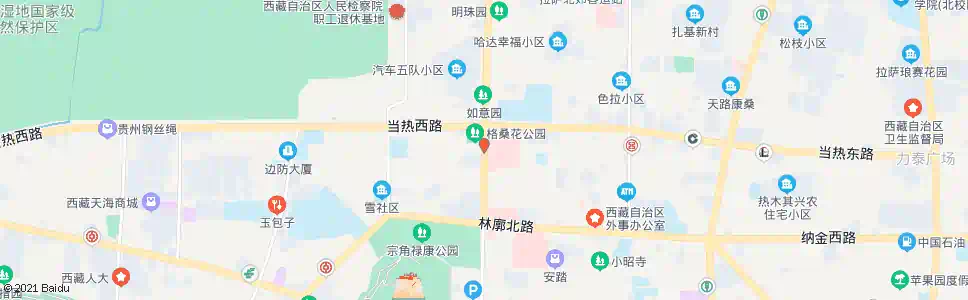 拉萨藏医院住院部站_公交站地图_拉萨公交_妙搜公交查询2025