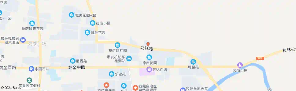 拉萨林业局站_公交站地图_拉萨公交_妙搜公交查询2025