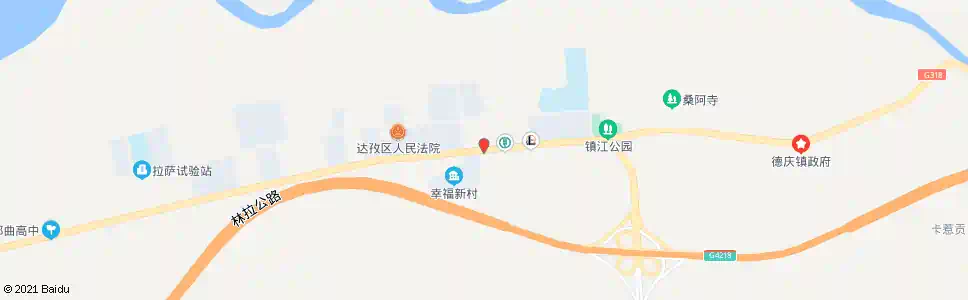 拉萨达孜县小学站_公交站地图_拉萨公交_妙搜公交查询2025