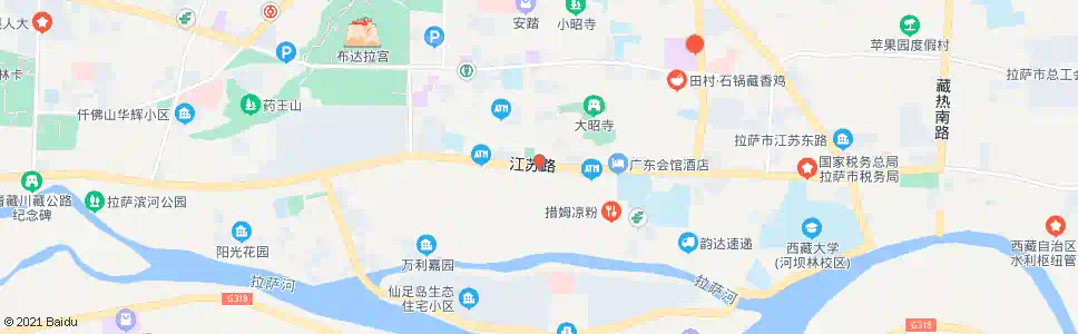 拉萨鲁固站_公交站地图_拉萨公交_妙搜公交查询2025