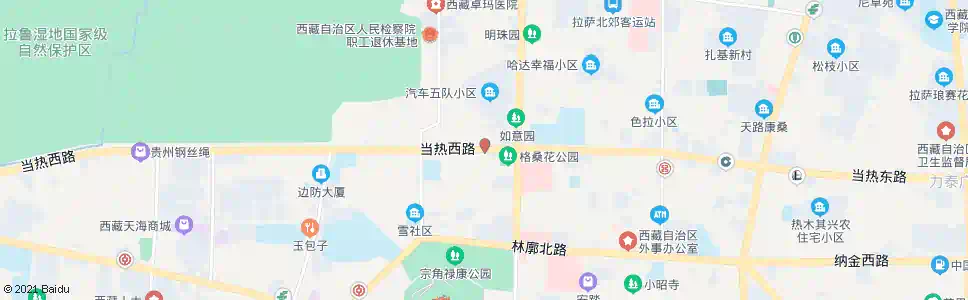 拉萨四建司小区站_公交站地图_拉萨公交_妙搜公交查询2025