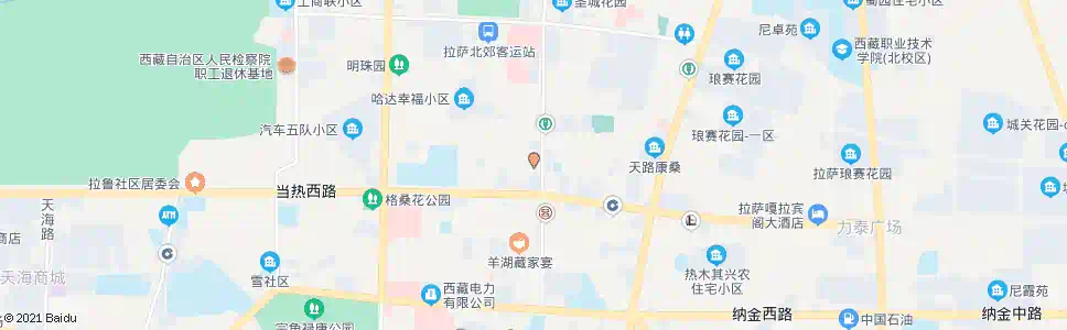 拉萨圣美家超市站_公交站地图_拉萨公交_妙搜公交查询2025