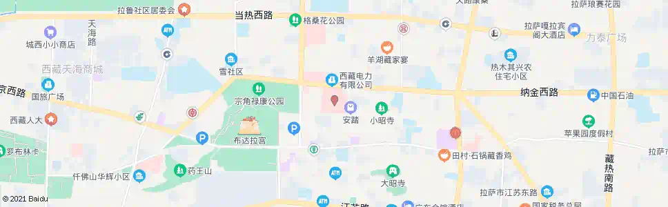 拉萨结核医院站_公交站地图_拉萨公交_妙搜公交查询2025