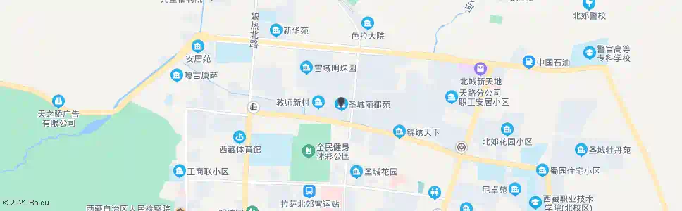 拉萨圣城丽都站_公交站地图_拉萨公交_妙搜公交查询2025