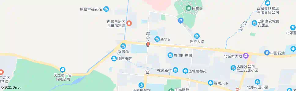 拉萨工业物资运销小区站_公交站地图_拉萨公交_妙搜公交查询2025