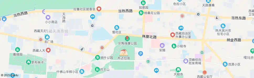拉萨龙王潭站_公交站地图_拉萨公交_妙搜公交查询2025