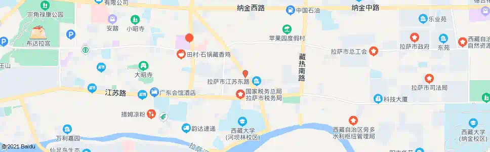 拉萨东郊客运站站_公交站地图_拉萨公交_妙搜公交查询2025