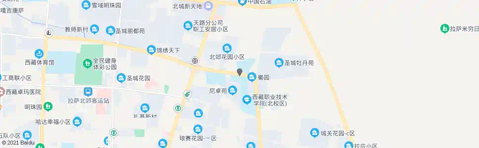 拉萨尼卓苑站_公交站地图_拉萨公交_妙搜公交查询2025