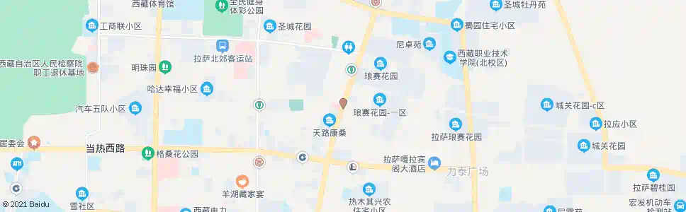 拉萨夺底路路口站_公交站地图_拉萨公交_妙搜公交查询2025