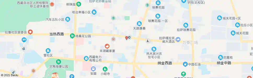 拉萨水土保持局站_公交站地图_拉萨公交_妙搜公交查询2025