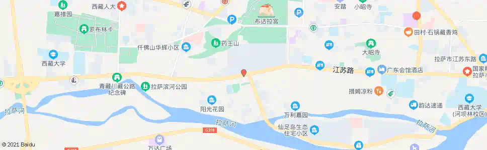 拉萨国际城东桥站_公交站地图_拉萨公交_妙搜公交查询2025