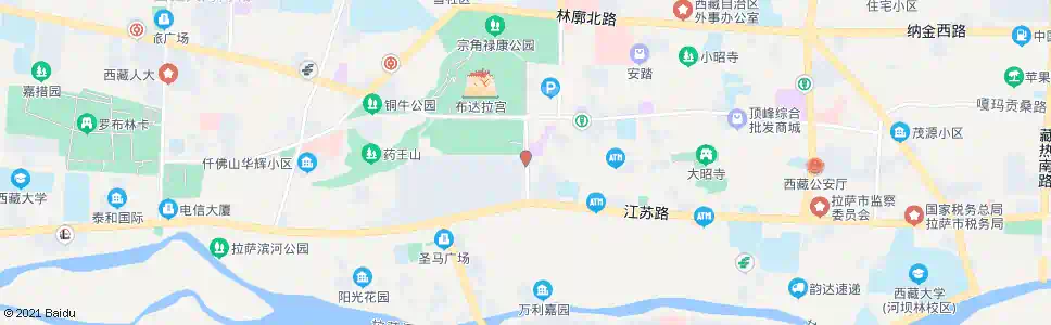 拉萨拉百_公交站地图_拉萨公交_妙搜公交查询2025
