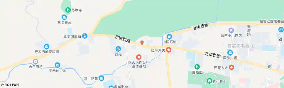 拉萨当巴社区第二小区站_公交站地图_拉萨公交_妙搜公交查询2025