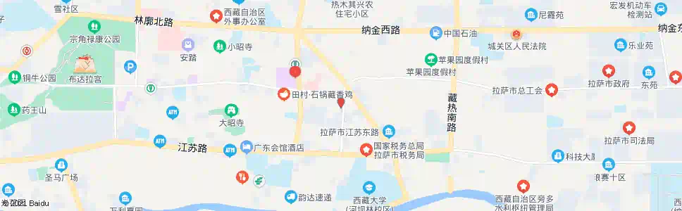 拉萨市农牧局站_公交站地图_拉萨公交_妙搜公交查询2025