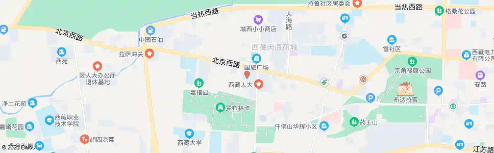 拉萨拉萨饭店站_公交站地图_拉萨公交_妙搜公交查询2025