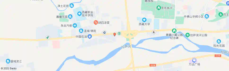 拉萨时代广场站_公交站地图_拉萨公交_妙搜公交查询2025