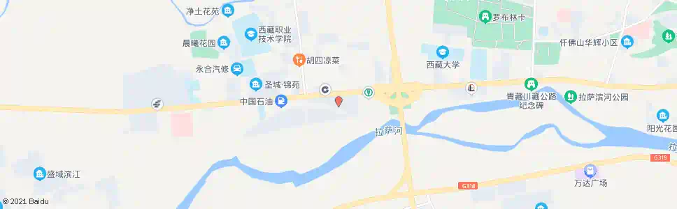 拉萨明都商务_公交站地图_拉萨公交_妙搜公交查询2025