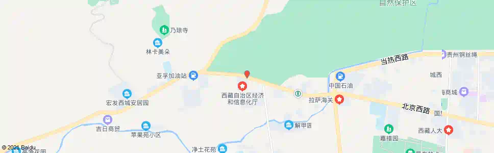 拉萨市福利院站_公交站地图_拉萨公交_妙搜公交查询2025