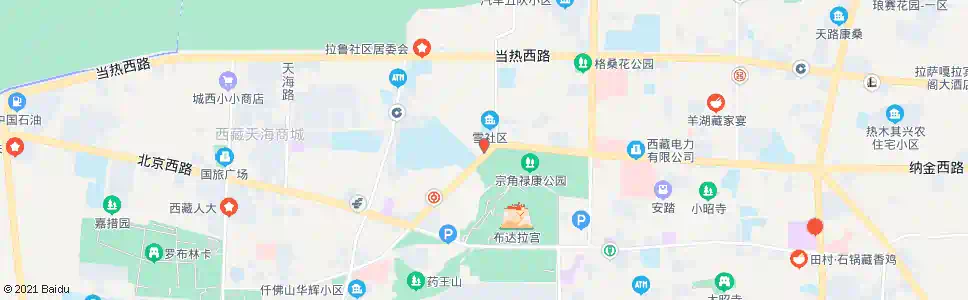 拉萨接待车队站_公交站地图_拉萨公交_妙搜公交查询2025