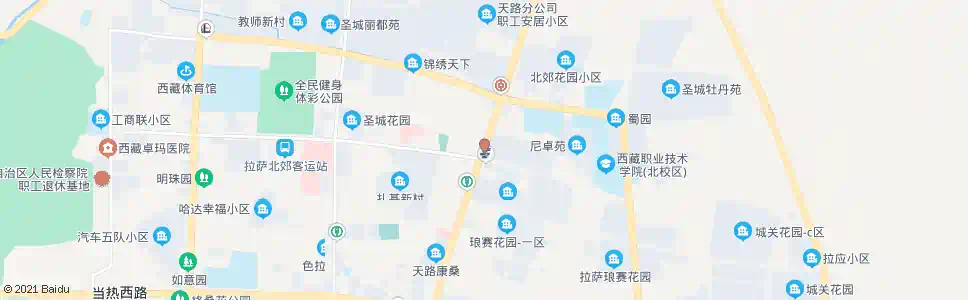 拉萨扎基寺路口站_公交站地图_拉萨公交_妙搜公交查询2025