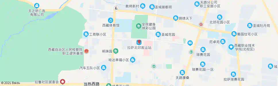 拉萨西郊客运站_公交站地图_拉萨公交_妙搜公交查询2025