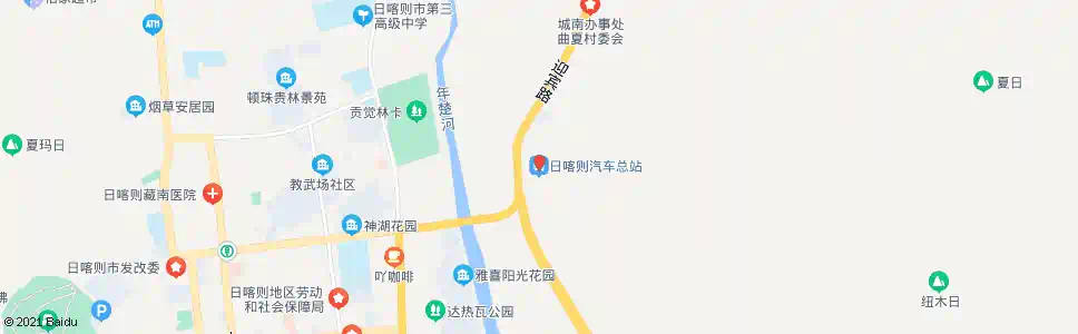 日喀则市二小对面_公交站地图_日喀则公交_妙搜公交查询2025