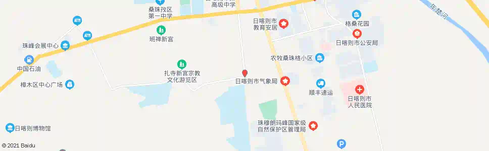 日喀则二高路口_公交站地图_日喀则公交_妙搜公交查询2025