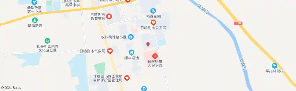 日喀则日喀则地委政法委_公交站地图_日喀则公交_妙搜公交查询2025