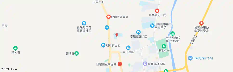 日喀则市二小_公交站地图_日喀则公交_妙搜公交查询2025