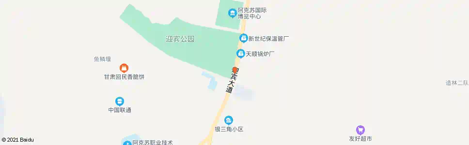阿克苏乌喀路(东行S306)_公交站地图_阿克苏公交_妙搜公交查询2025