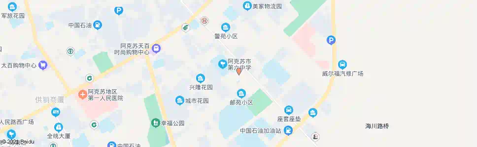 阿克苏解放中路_公交站地图_阿克苏公交_妙搜公交查询2025