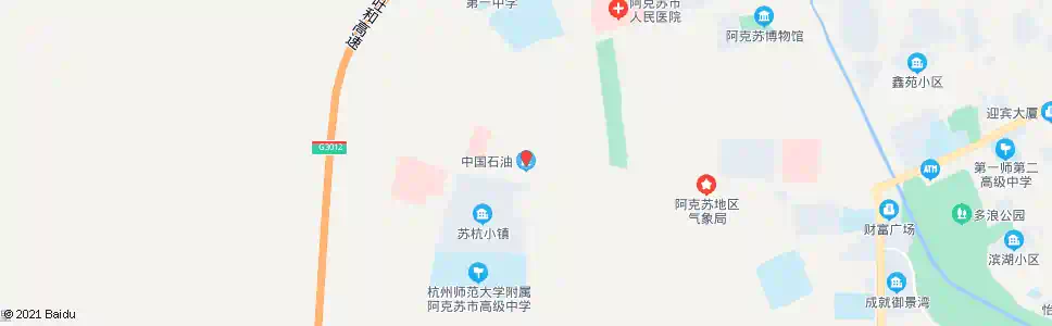 阿克苏英巴格路(东)_公交站地图_阿克苏公交_妙搜公交查询2025