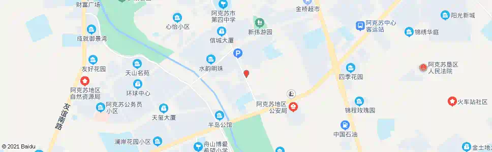 阿克苏南大街(南行)_公交站地图_阿克苏公交_妙搜公交查询2025