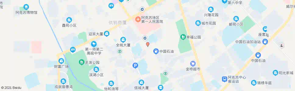 阿克苏健康路(北行)_公交站地图_阿克苏公交_妙搜公交查询2025