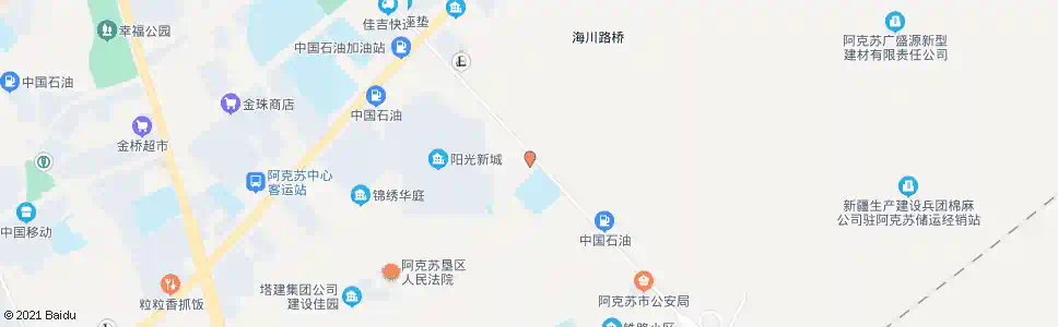 阿克苏实验林场八队(西行)_公交站地图_阿克苏公交_妙搜公交查询2025