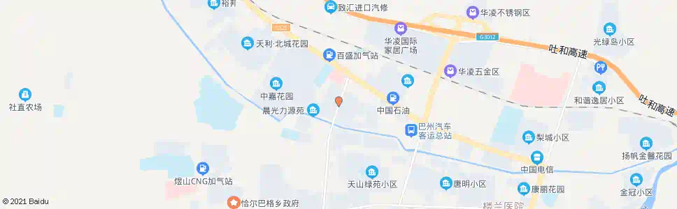 巴音郭楞七队小区(南行)_公交站地图_巴音郭楞公交_妙搜公交查询2025