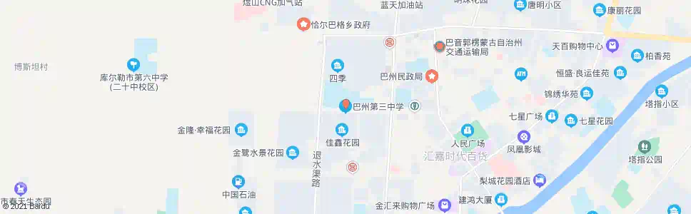 巴音郭楞巴州蒙中_公交站地图_巴音郭楞公交_妙搜公交查询2025