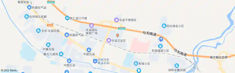 巴音郭楞华凌市场_公交站地图_巴音郭楞公交_妙搜公交查询2025