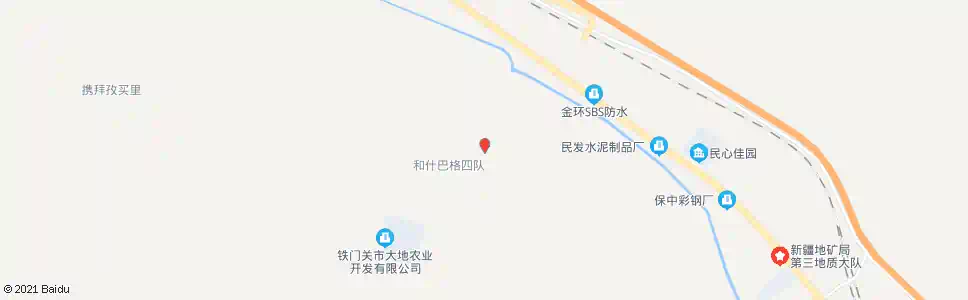 巴音郭楞和什巴格四队_公交站地图_巴音郭楞公交_妙搜公交查询2025