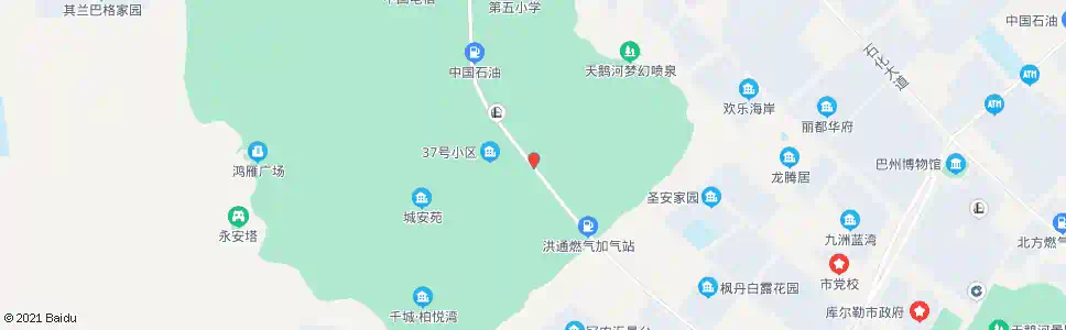 巴音郭楞铁克其二队_公交站地图_巴音郭楞公交_妙搜公交查询2025