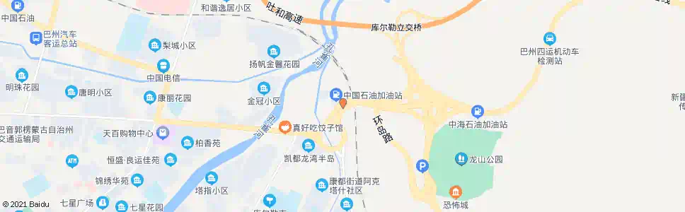 巴音郭楞龙山女子加油站_公交站地图_巴音郭楞公交_妙搜公交查询2025