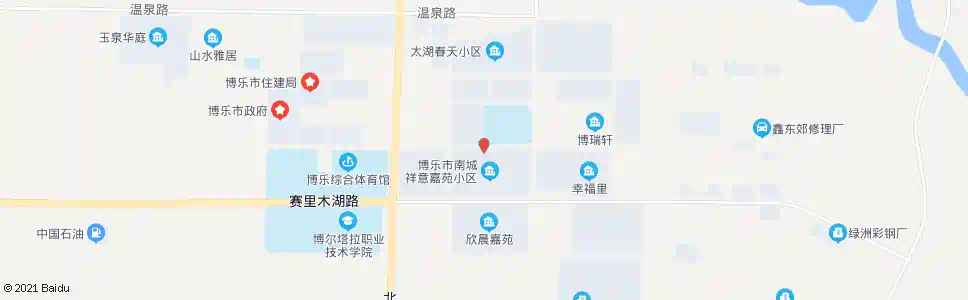 博尔塔拉南城廉租房北门_公交站地图_博尔塔拉公交_妙搜公交查询2025