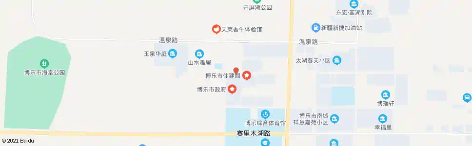 博尔塔拉博乐市党政联合办公大楼南_公交站地图_博尔塔拉公交_妙搜公交查询2025