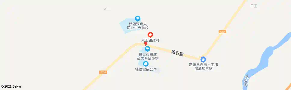 昌吉六工镇_公交站地图_昌吉公交_妙搜公交查询2025
