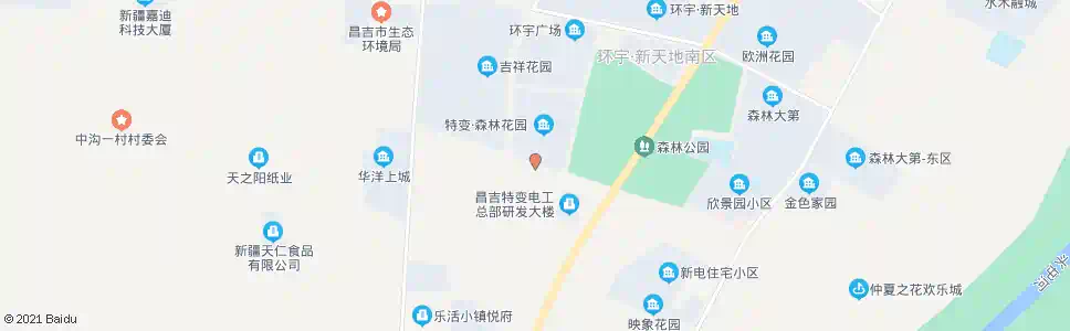 昌吉特变森林花园_公交站地图_昌吉公交_妙搜公交查询2025